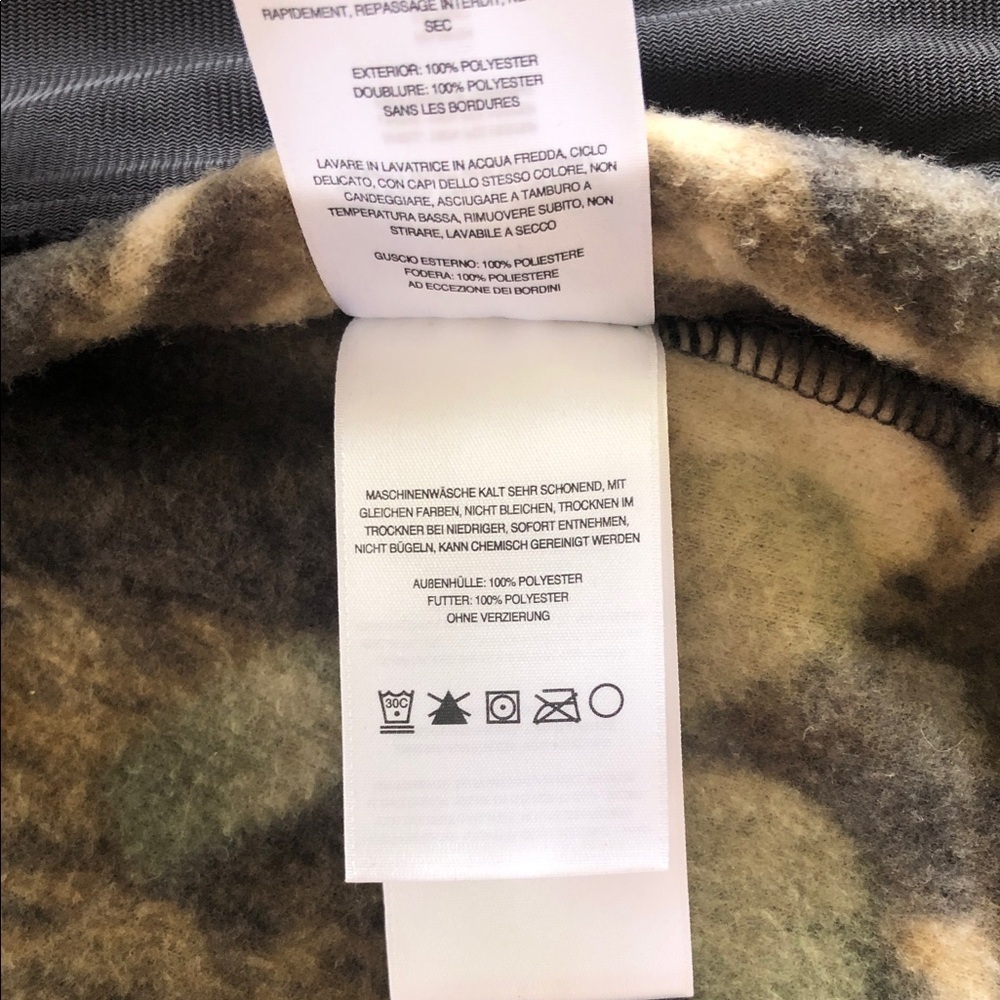 Columbia Youth Woodland Camo Fleece Jacket NWOT - Picture 8 of 13